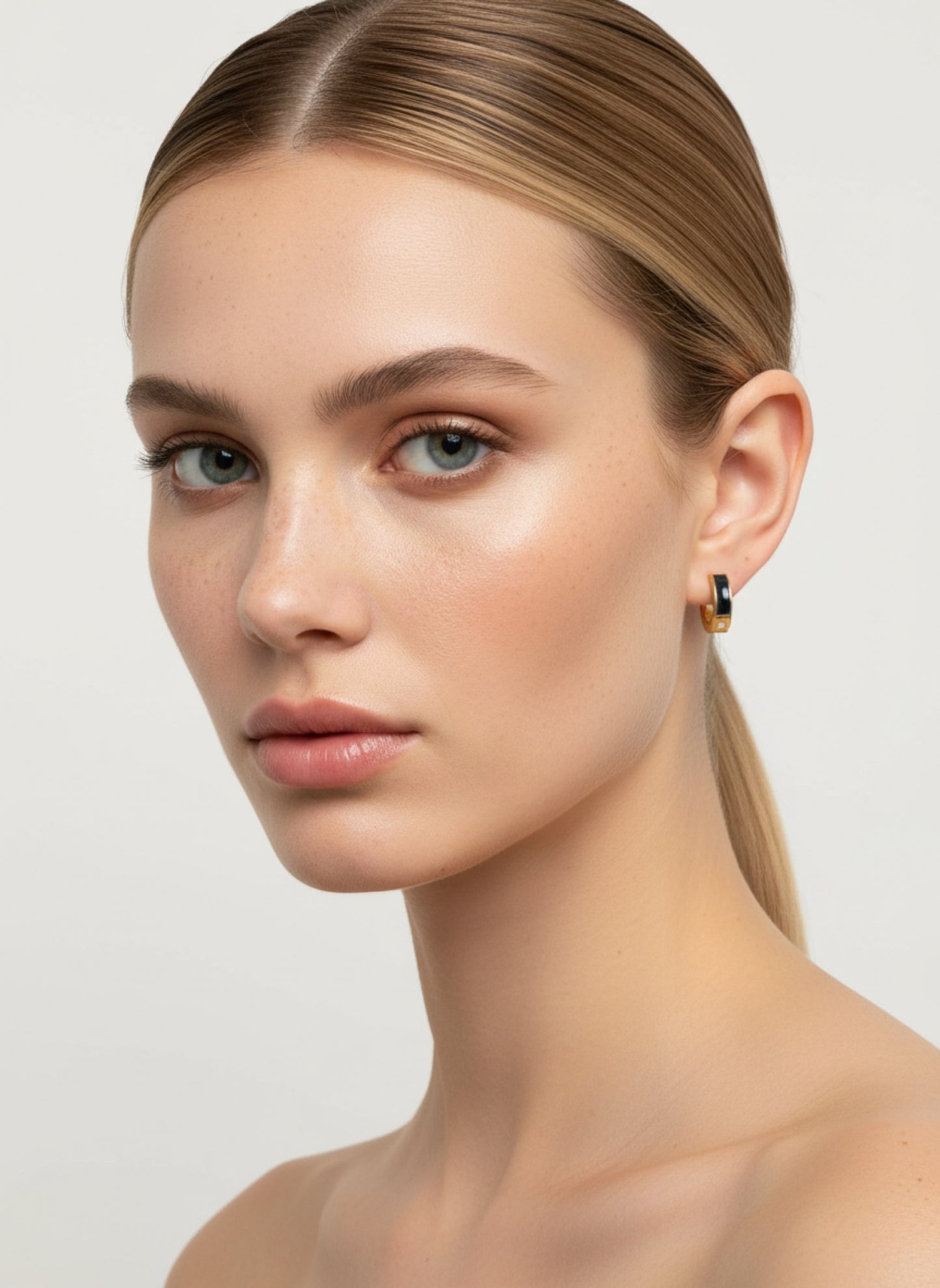 Klapp Creolen Gold / Black Emily