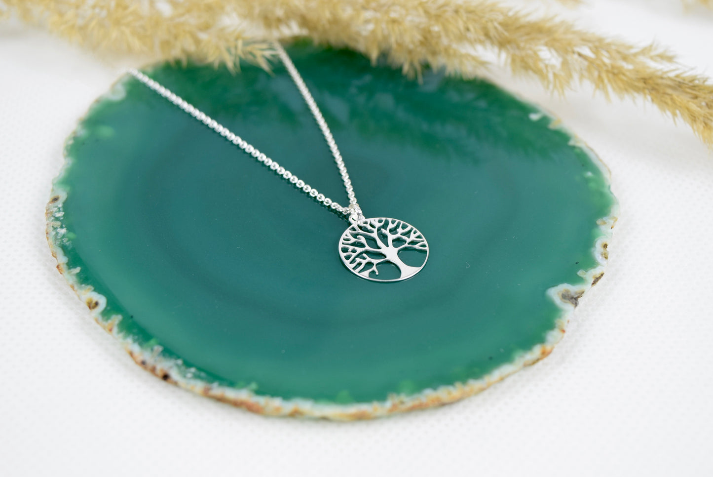 Kette Silber 925 Baum des Lebens, Lebensbaum, Axis Mundi