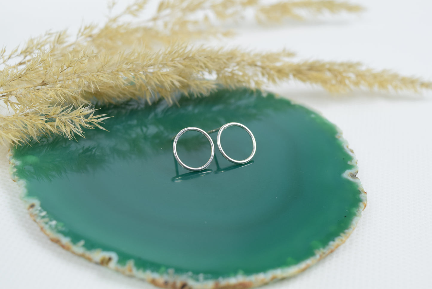 Front Creole, Kreis Ohrstecker echt Silber